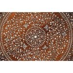 Victorian Elegance: Bone Inlay Occasional Table - Image 8