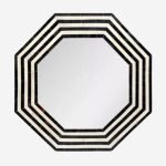 Hexagon Angle Bone Inlay Mirror Frame - Image 5