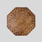 Hex Hexagon Bone Inlay Table - Image 3