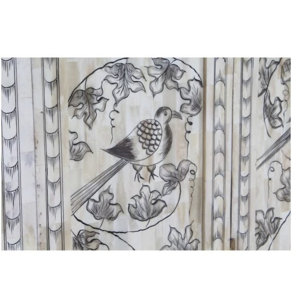 Luxury Home Living Room Bone Inlay Door Cabinet - Image 6