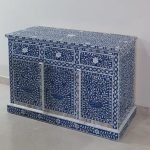 Mother Of Pearl Sideboard Buffets Door Drawer - Image 2