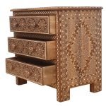 Bone Inlay 3-Drawer Dresser: Introducing Artistry and Elegance - Image 3