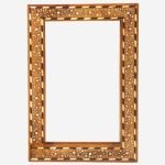 Mihrab Reflections: Handcrafted Bone Inlay Mirror - Image 2