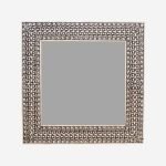 Bone Inlay Floral Design Mirror Frame Home Decorative Wall Framed - Image 5
