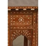 Majestic Damascus Bone Inlay Table - Image 5