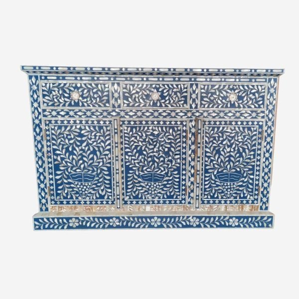 Mother Of Pearl Sideboard Buffets Door Drawer - Image 3