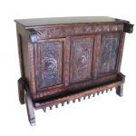 Bone Inlay Lotus Buffet - Image 4