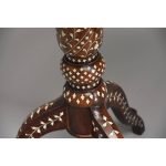 Victorian Elegance: Bone Inlay Occasional Table - Image 5