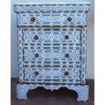 Lovely Pair of Syrian Mother of Pearl Inlay Cabinets - Image 2