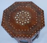 OctaBone Side Table Handcrafted Inlay Elegance - Image 3
