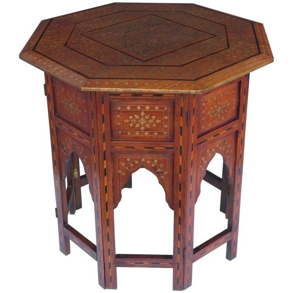 Bone Inlay Luxe Side Table - Image 4
