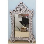 Elegant Bone Inlay Wall Mirror - Image 2