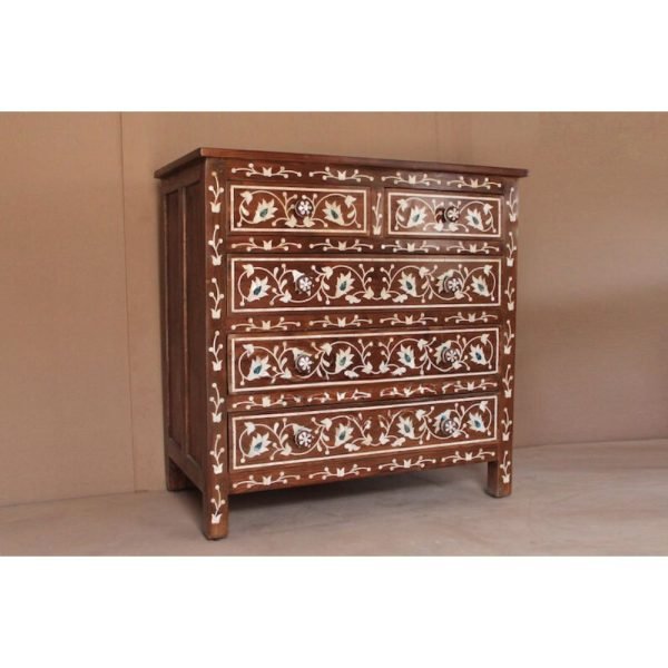 Inlayed Elegance: Bone + Pearl Combination - Image 3