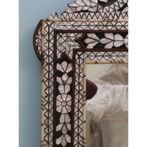 Mehrab Bone Inlay Mirror Frame - Image 3