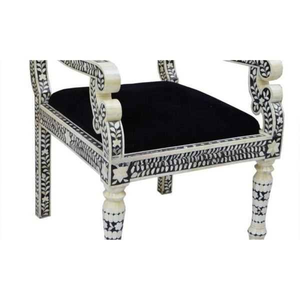 Floral Essence Bone Inlay Chair - Image 5
