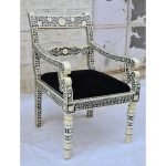 Floral Essence Bone Inlay Chair