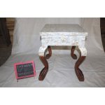 Coffee Table Mother Of Pearl Franchi Legs 1 Drawer Bedside Table End Table Side Table / Modern Furniture / Bedside / Side table - Image 4