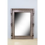 Exquisite Bone Inlay Moroccan Mirror - Image 3