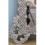 Elegant Bone Inlay Wall Mirror - Image 3