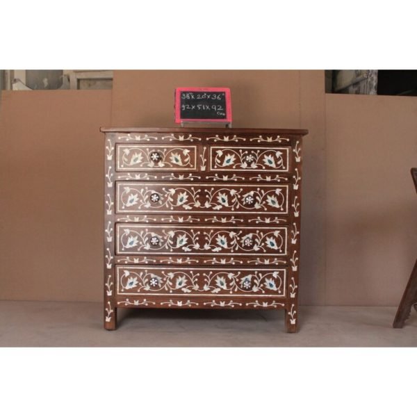 Inlayed Elegance: Bone + Pearl Combination - Image 6