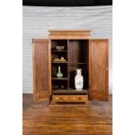 Bone Inlaid Vintage Wardrobe Cabinet - Image 7