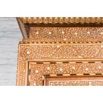 Bone Inlaid Vintage Wardrobe Cabinet - Image 11