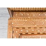 Bone Inlaid Vintage Wardrobe Cabinet - Image 11