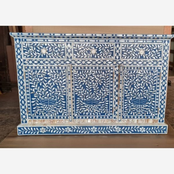 Mother Of Pearl Sideboard Buffets Door Drawer - Image 7