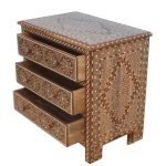 Bone Inlay 3-Drawer Dresser: Introducing Artistry and Elegance - Image 4