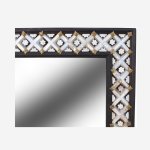 Fluttering Charm: Brass Butterfly Clip Bone Inlay Mirror - Image 6