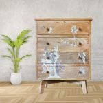 Home Décor Chest of 4 Drawer Living Room Dresser Drawer