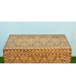 Bone Inlay Trunk: Crafted Elegance - Image 4