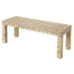 Elegant Bone Inlay Teak Wood Table - Image 3