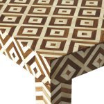 Elegant Bone Inlay Teak Wood Table - Image 6