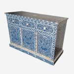 Mother Of Pearl Sideboard Buffets Door Drawer - Image 6
