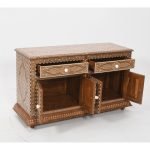 Luxury Home Living Room Sideboard Bone Inlay Sideboard - Image 4