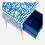 Bone Inlay Furniture, Bone Inlay Desk, Bone Inlay Console Table With 2 Drawer Furniture, Inlay Study Table, Bone Inlay Console Table| - Image 3