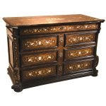 Bone Inlay Italian Secretary