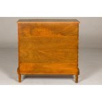 Anglo-Indian Style Mango Wood Four-Drawer Chest with Foliage Themed Bone Inlay - Image 6